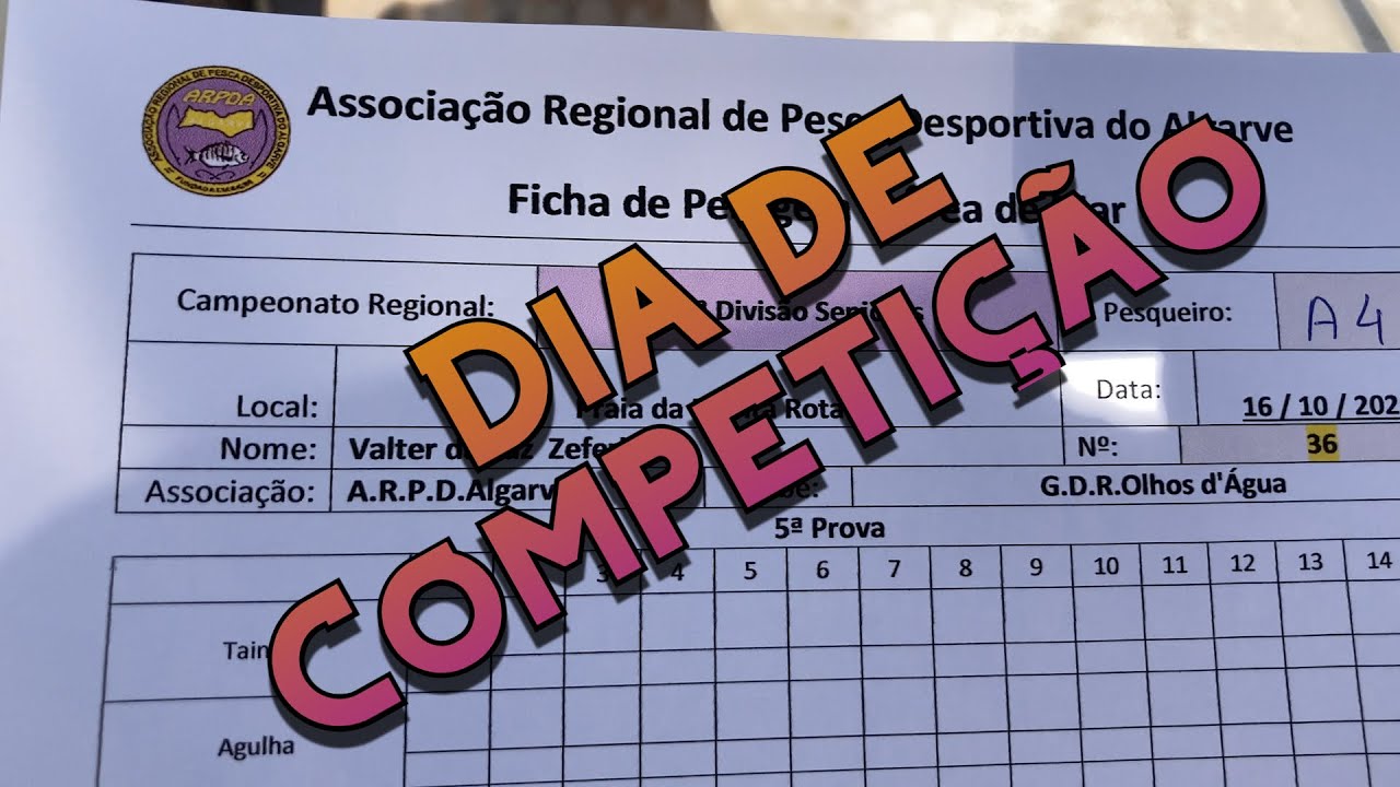 Surfcasting Online - Dia de Competição de Pesca