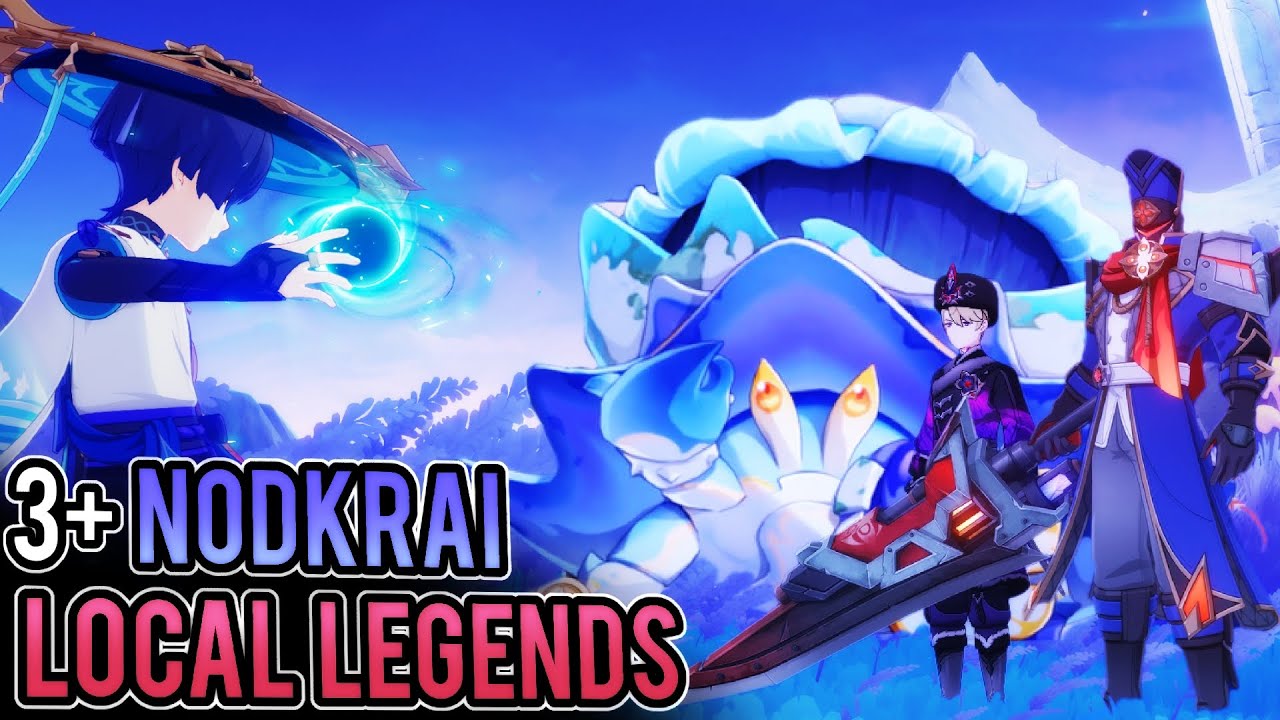 All Luna I Nod-Krai Local Legends vs C6 R5 Wanderer [Genshin Impact 6.0]