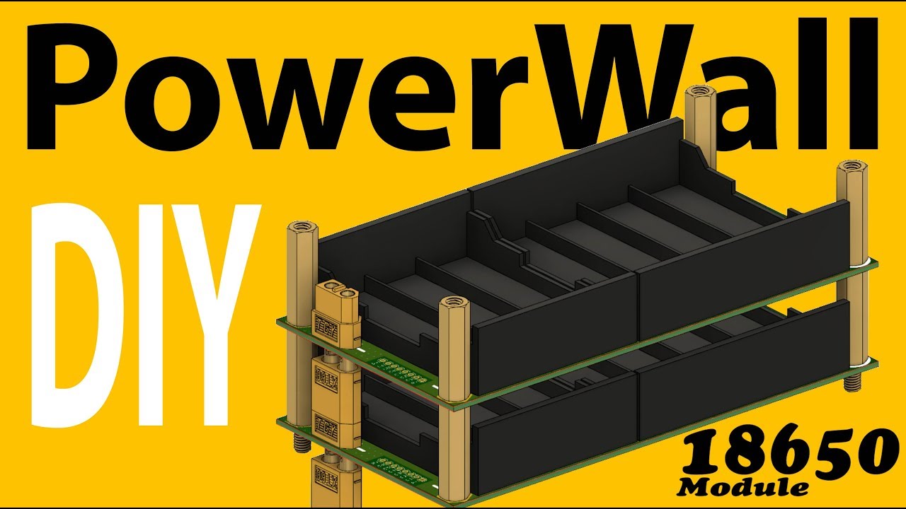 Проект DIY Rapid Build 18650 PowerWall Module — проектирование и тестирование