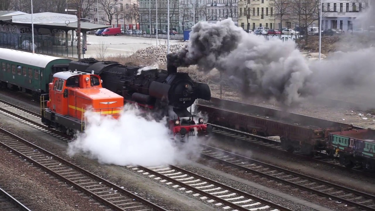 Dampflokomotive BR 52 8131-6 in Berlin-Neuk&ouml;lln