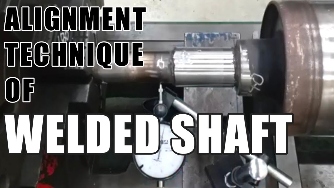 ALIGNMENT TECHNIQUE OF WELDED SHAFT | RECONDITION OF ROLLER