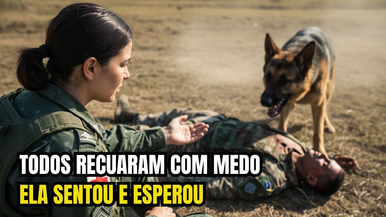 “Não Toquem no Meu Cão de Guerra”, Alertou o Operador Ferido — Até o Animal Reconhecer a Nova Médica