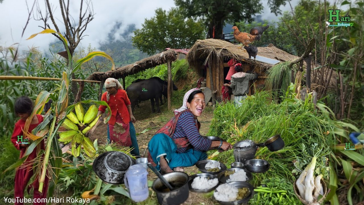 Simple Himalayan Life in Nepal | Family & Culture