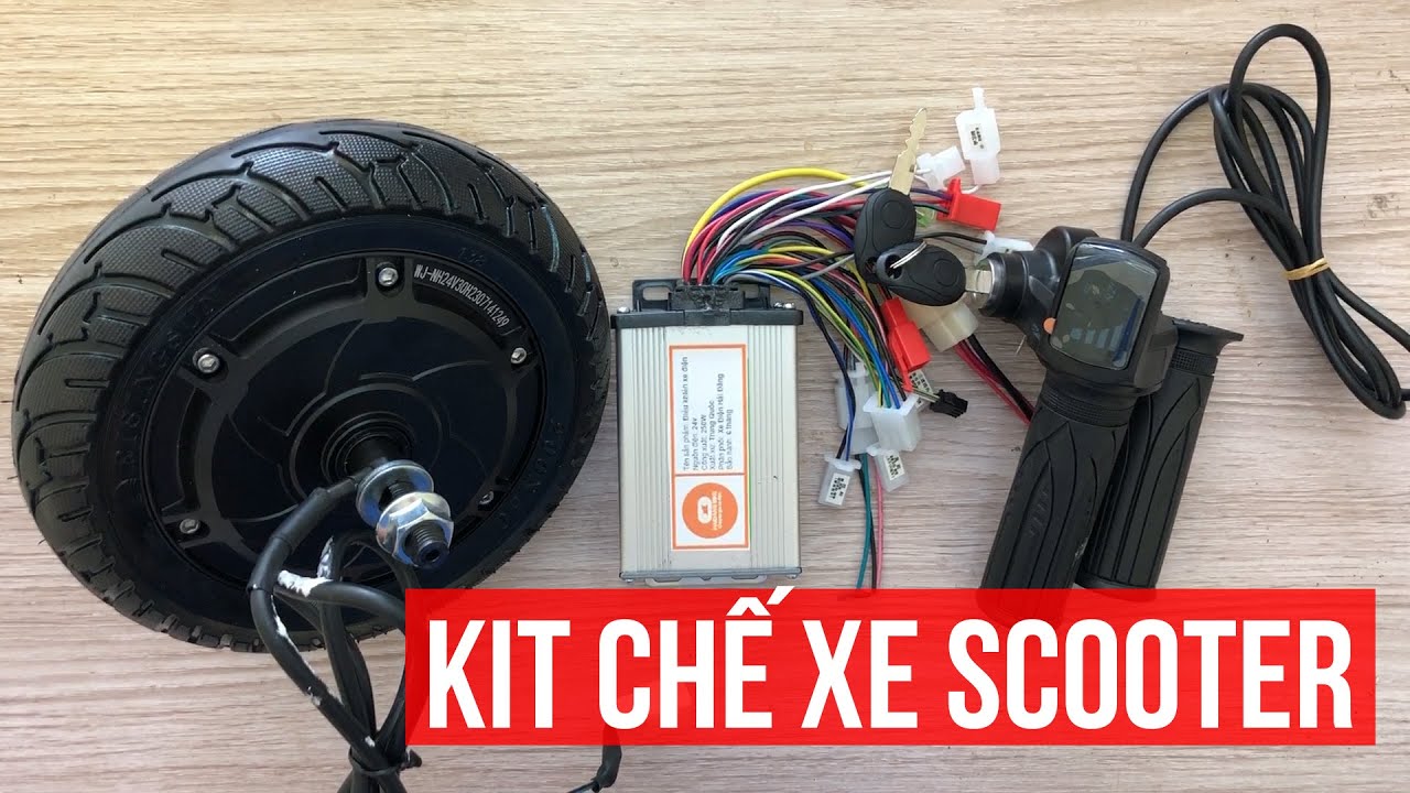 Bộ chế xe scooter điện - 0942359986 | Xe Hải Đăng