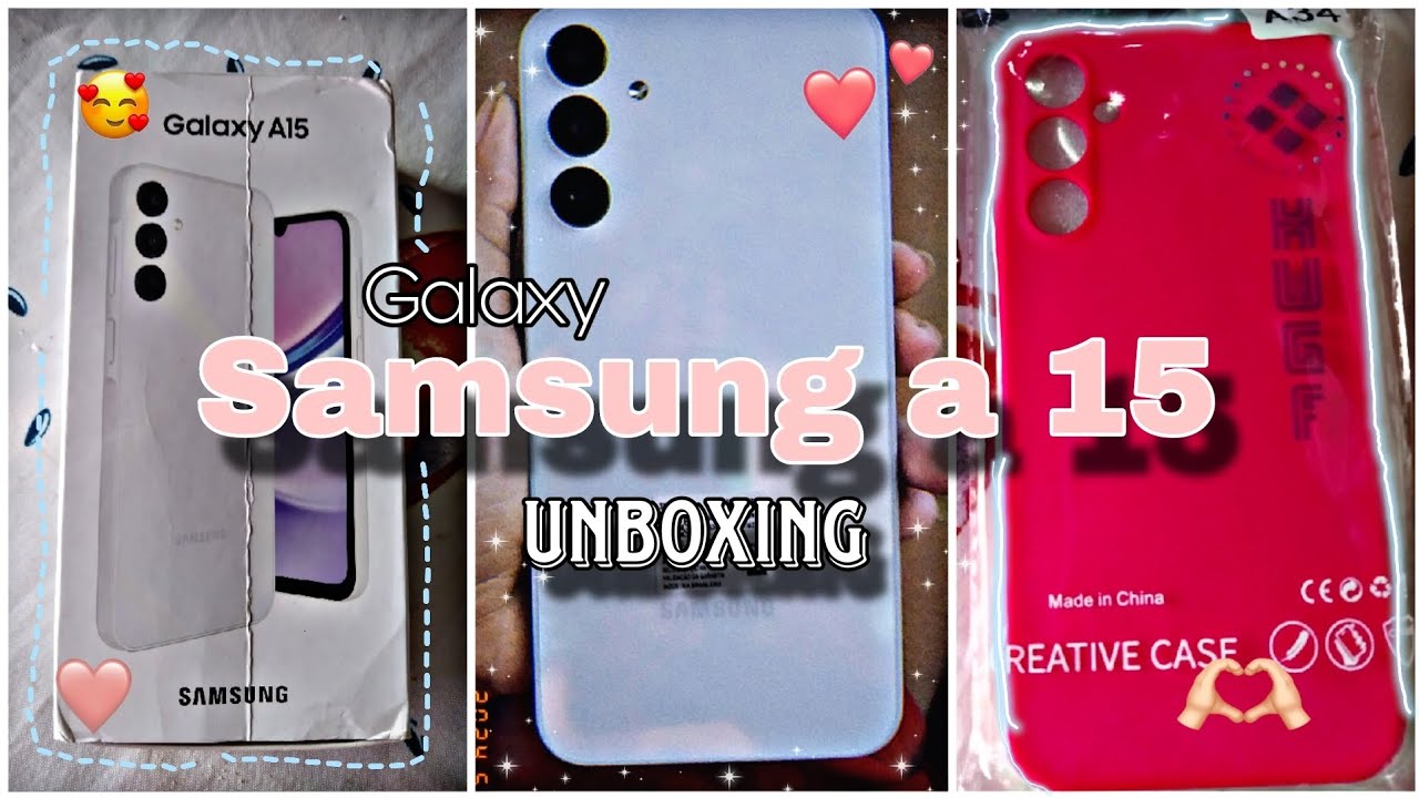 SAMSUNG GALAXY A15✨️UNBOXING | TESTEI A CÂMERA | MEU CELULAR NOVO