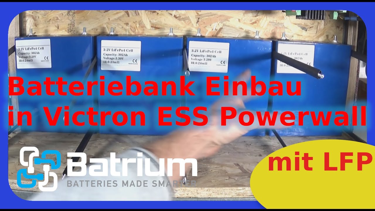 #Victron Compact #ESS #Powerwall - Einbau 1. #LiFePo4 Akkublock