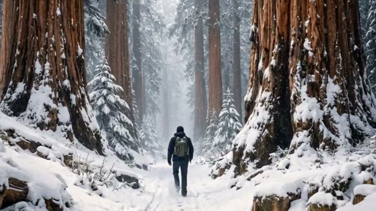 SOUNDLESS - Whispers Beneath the Snowy Redwood Giants