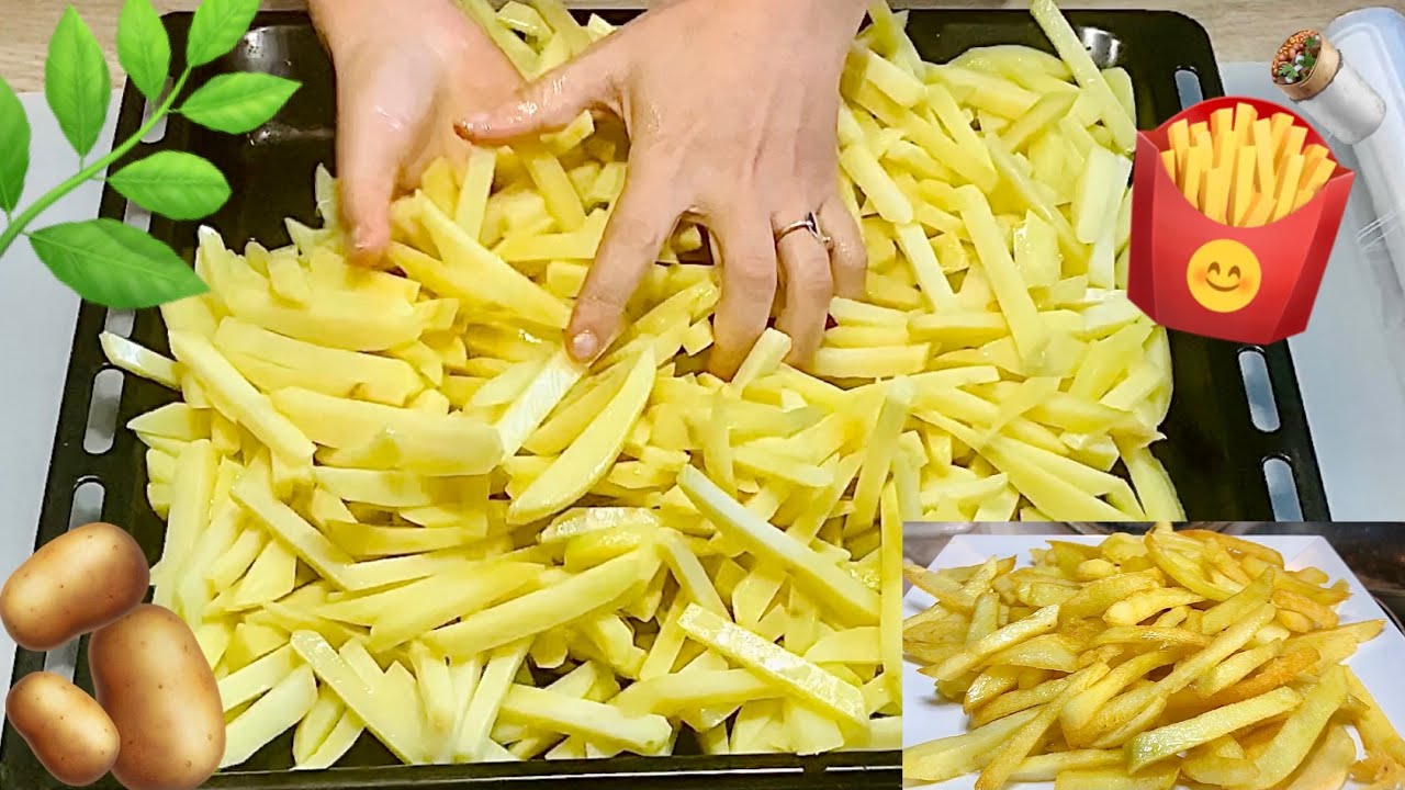 Comment faire des frites surgelées maison 🥔🍟👩‍🍳