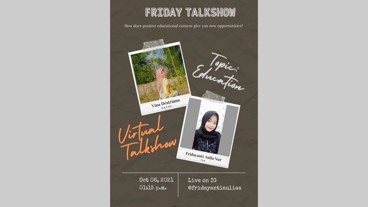 TALKSHOW ABOUT EDUCATION | ROLE PLAY AS JEROME POLIN