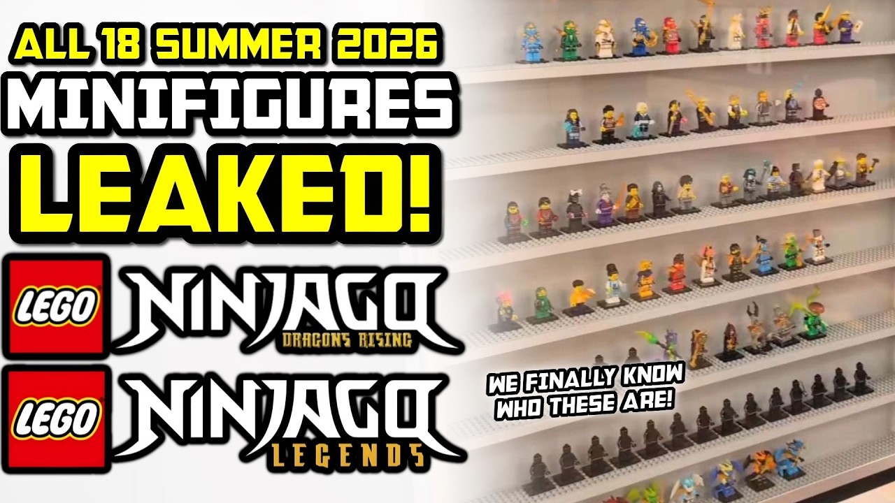 Все минифигурки Ninjago лета 2026 года уже просочились в сеть! 👀 Новости о 4 сезоне &laquo;Восстания др...