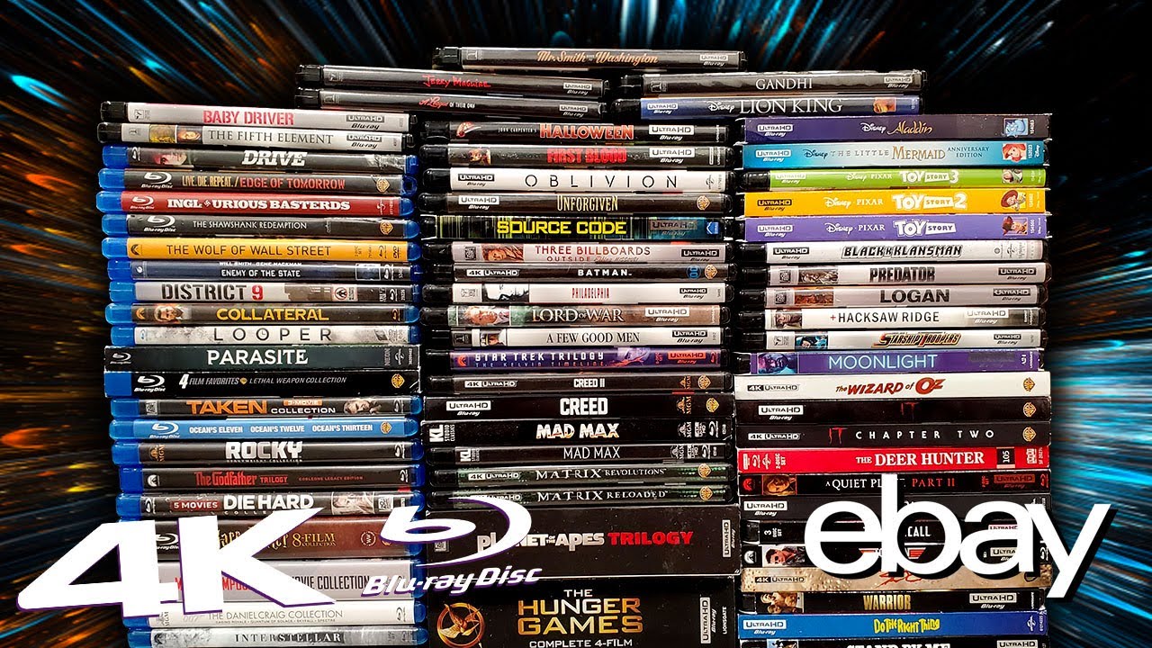 Мой САМЫЙ БОЛЬШОЙ улов на eBay — 4K Blu-ray и коллекции — 109 наименований за 26 минут! (+цены eBay)
