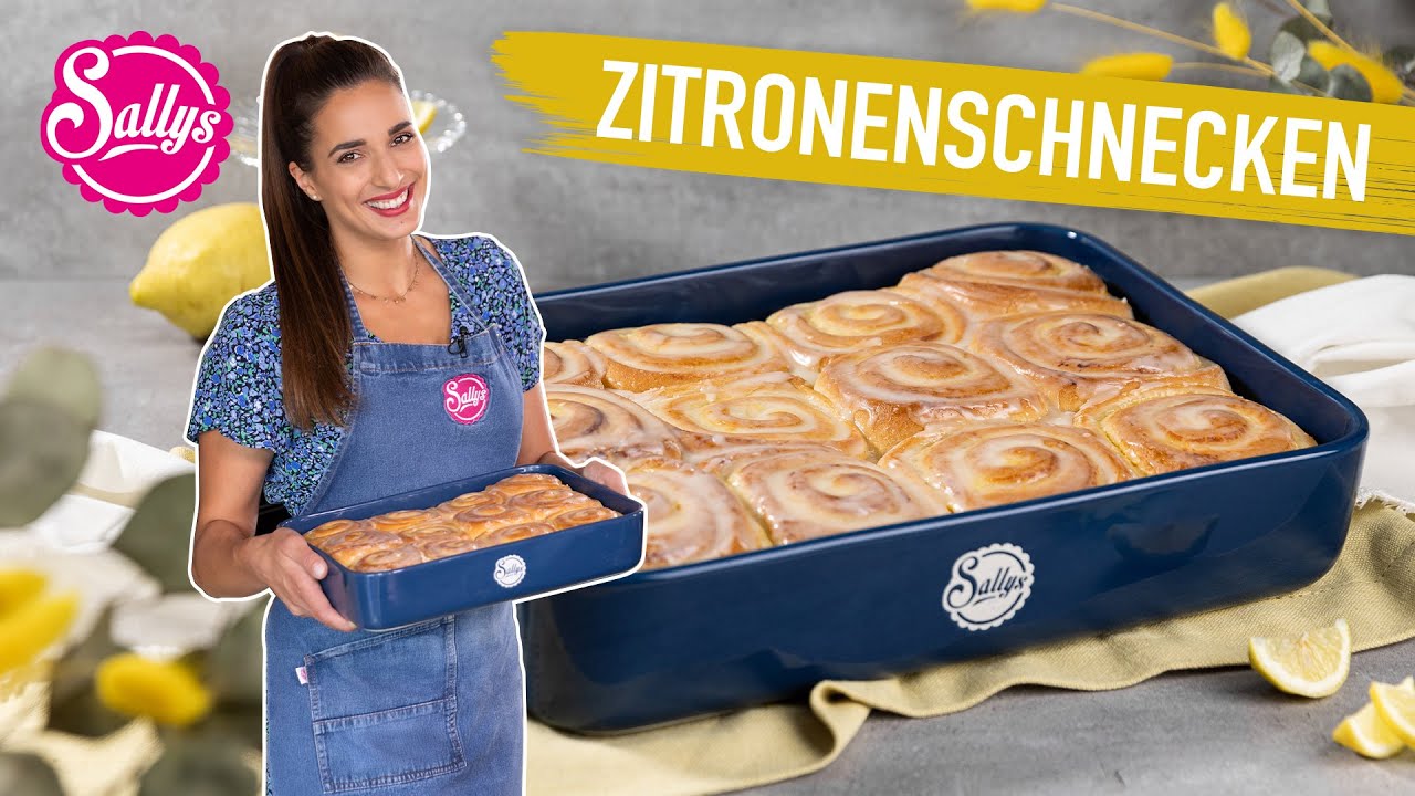 super saftige Zitronen Hefeschnecken 😍 (Sommerrezept)