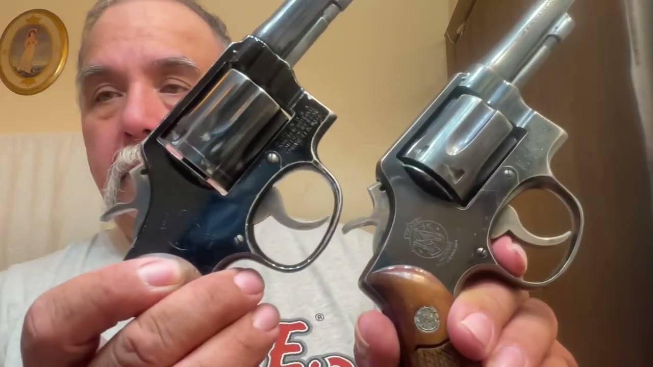 Smith and Wesson Model 12-2 from 1972…😊. Alloy frame .38 Special