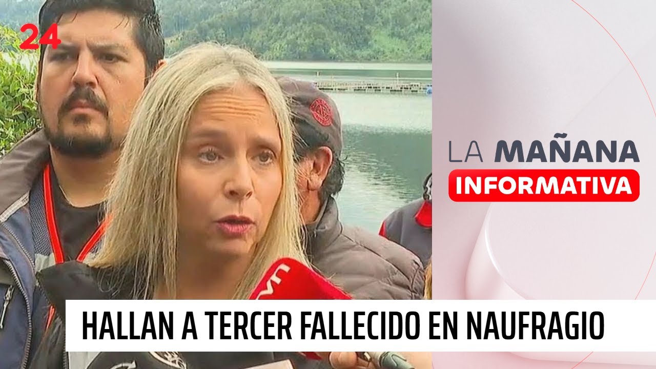 Identifican a las tres víctimas fatales del hundimiento de embarcación | 24 Horas TVN Chile
