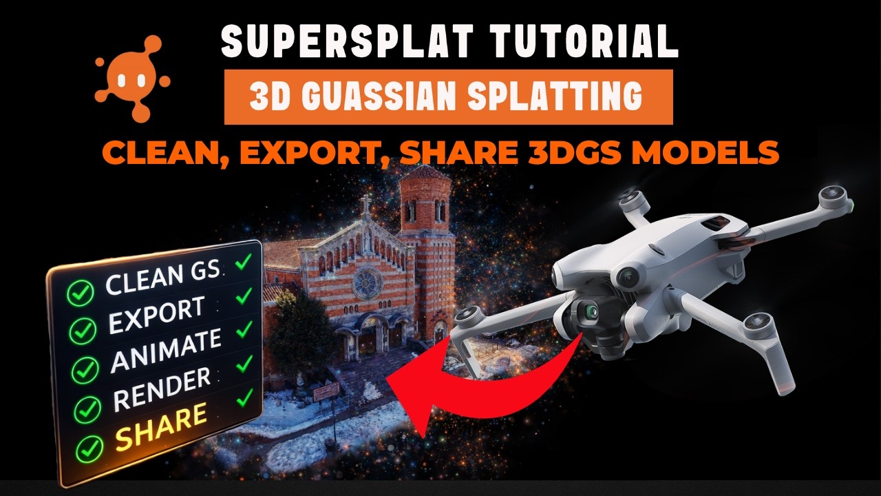 3D Gaussian Splatting | How to Clean, Export & Share Your 3DGS Model with Clients (Supersplat Guide)
