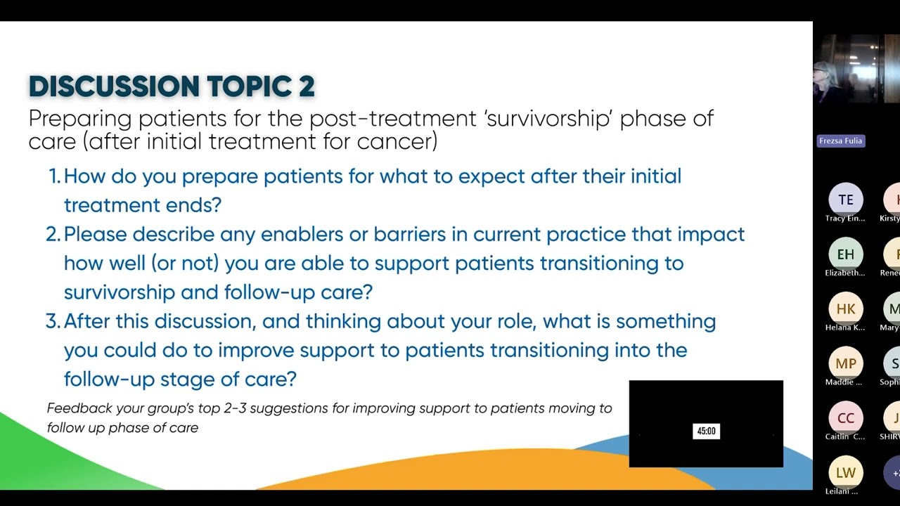 Survivorship CoP 26 Feb 2026 discussion wrap-up 2