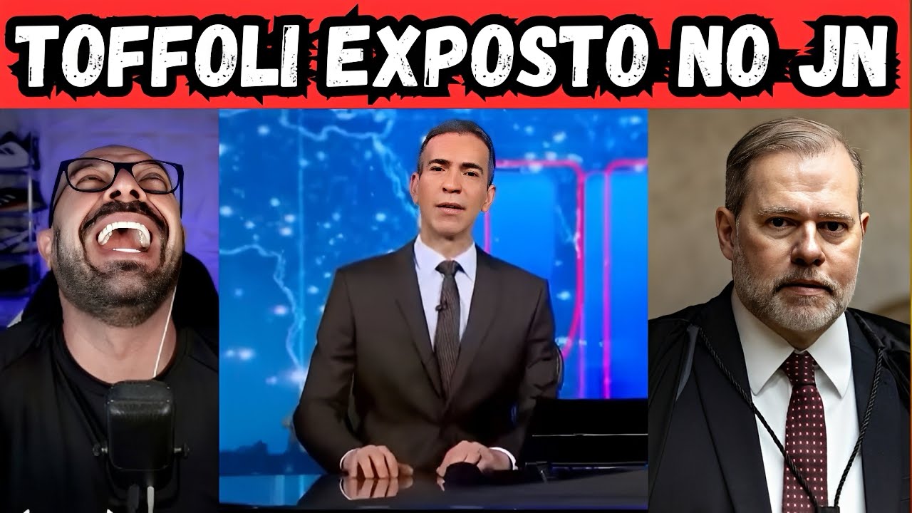 Toffoli é exposto no Jornal Nacional #4k #4kvideo