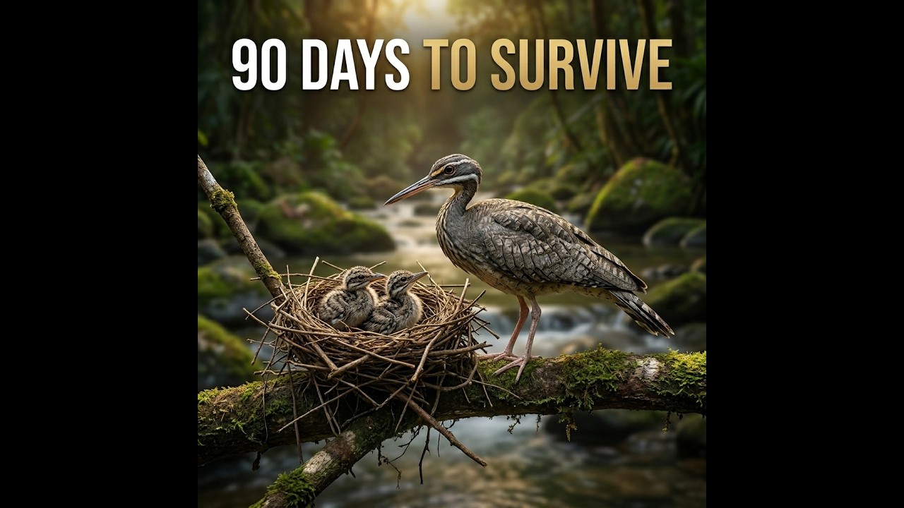 The Dangerous First 90 Days Of A Sunbittern Chick