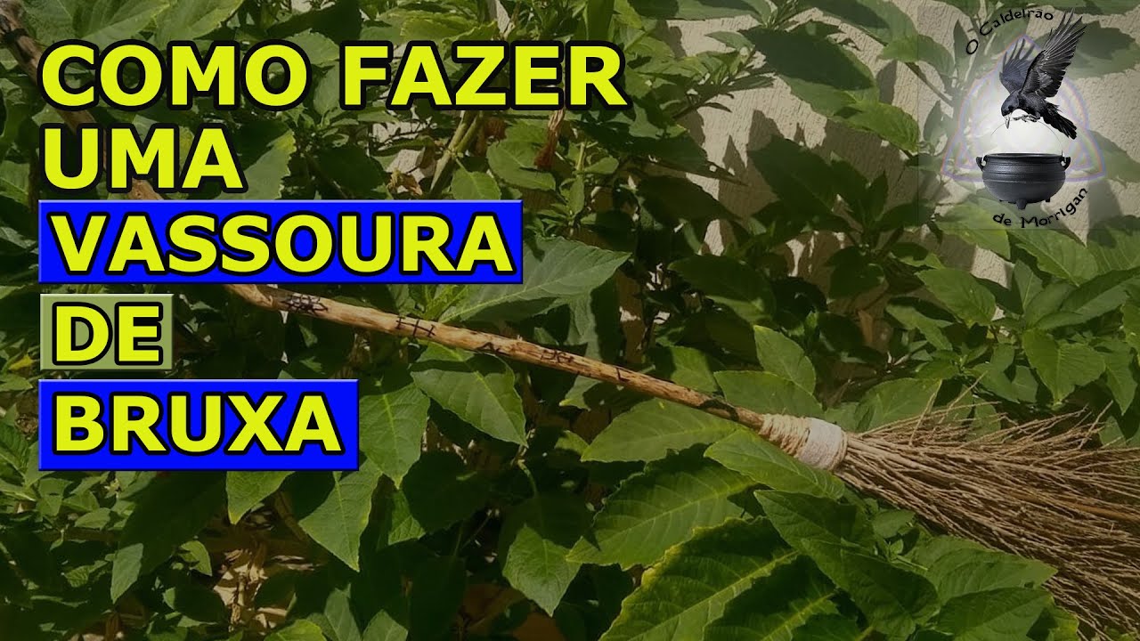 Como fazer uma vassoura de bruxa
