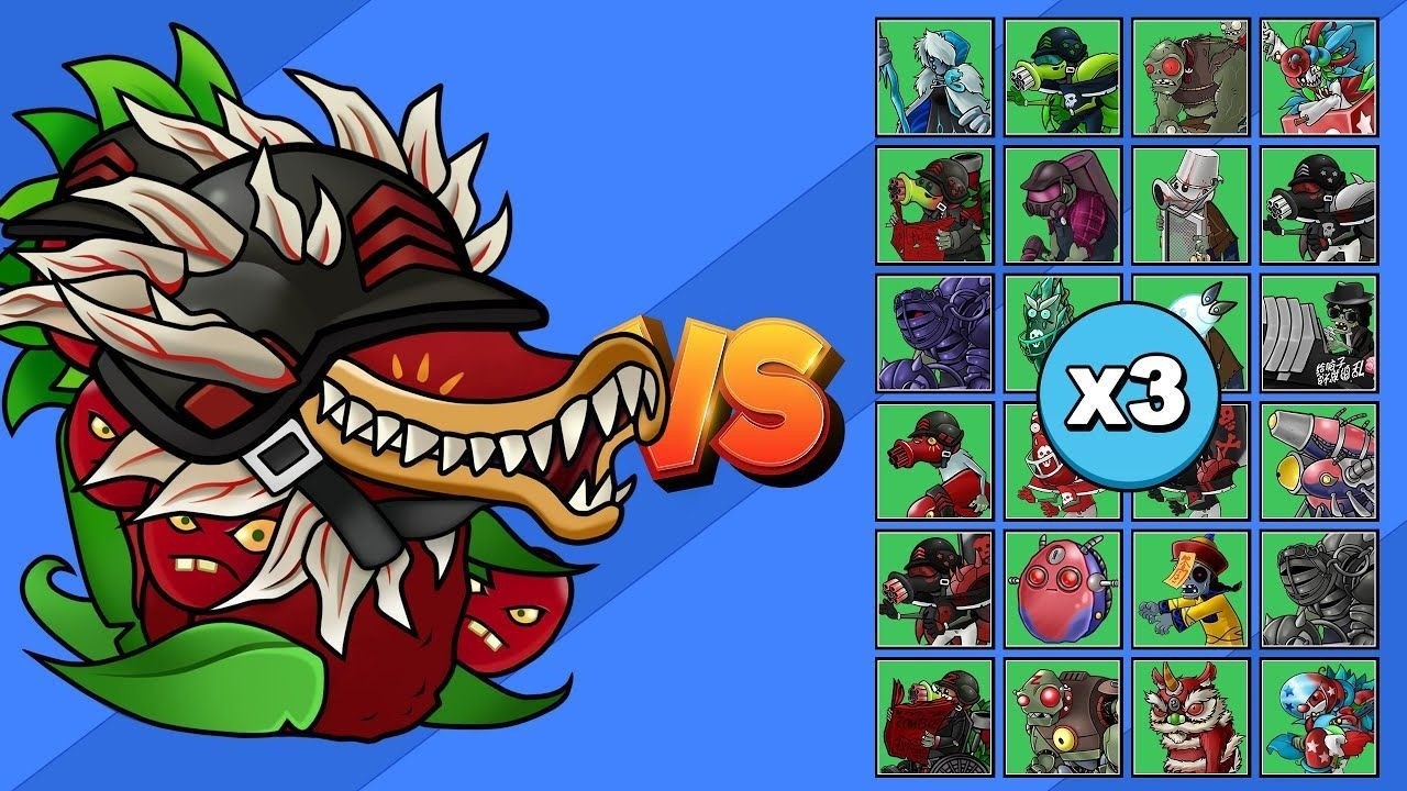Fusion Edition: Ultimate Cherry Gatling God vs 3 Fusion Zombies! 🔥🍒
