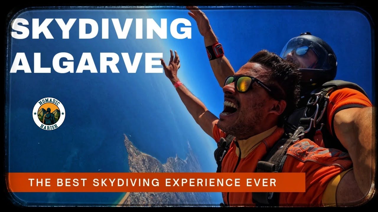 Skydive Algarve | Best Skydive in Europe|  Best Skydive Experience | Beach Landing | Portugal Trip