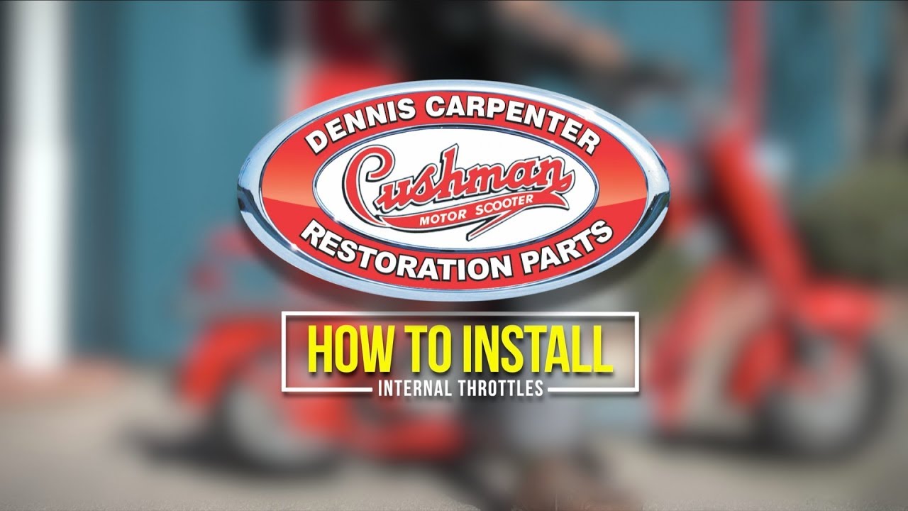 How To Install Throttles on your Cushman Motor Scooter