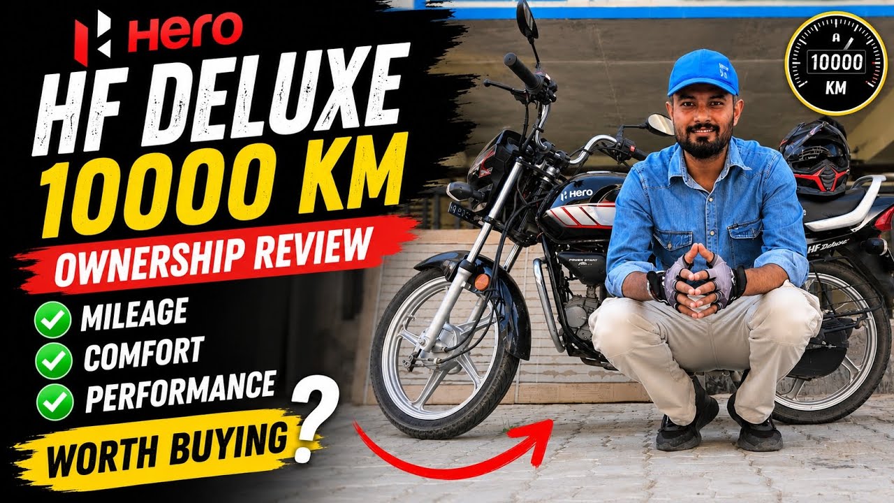 Hero HF Deluxe Review After 1 Year & 10000 KM