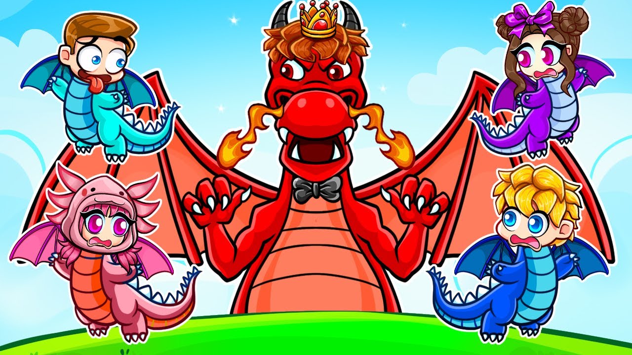 Ich Werde Der GRÖẞTE DRACHE in Roblox um MEINE FREUNDE ZU ESSEN!