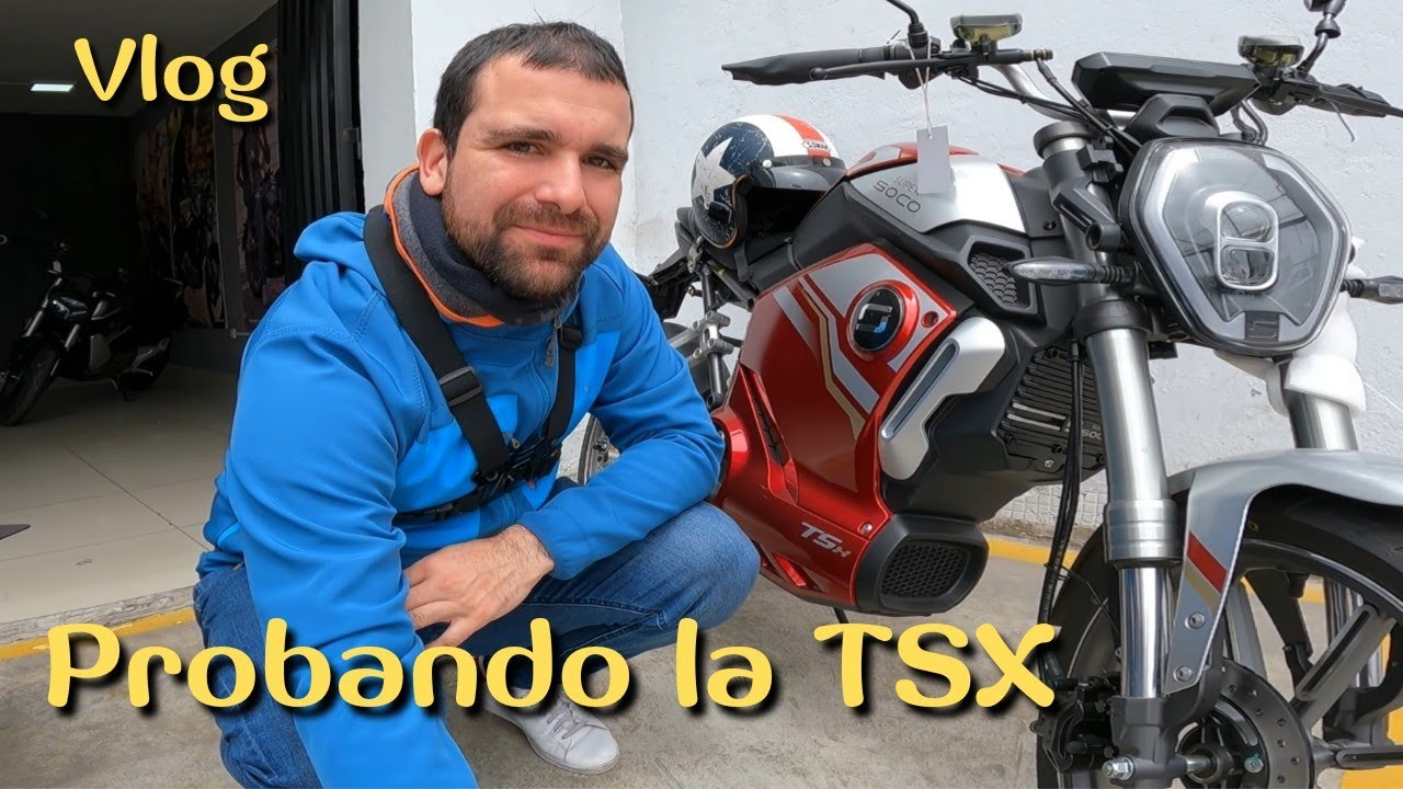 Vlog | La Moto Eléctrica deportiva | Test drive Super Soco TSX