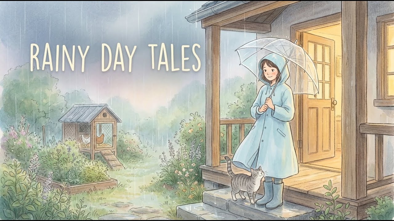 Relax in Serene Summer Rain Story 🌿