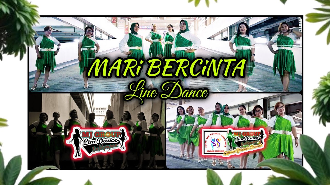 MARI BERCINTA LINE DANCE #linedance #mjlinedancebpn #fyp #viral #linedanceindonesia 