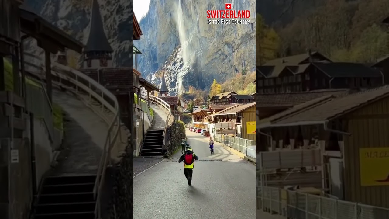 Swiss Kids On the way to School with amazing view | Ein Schulweg mit Aussicht 🇨🇭⛰️