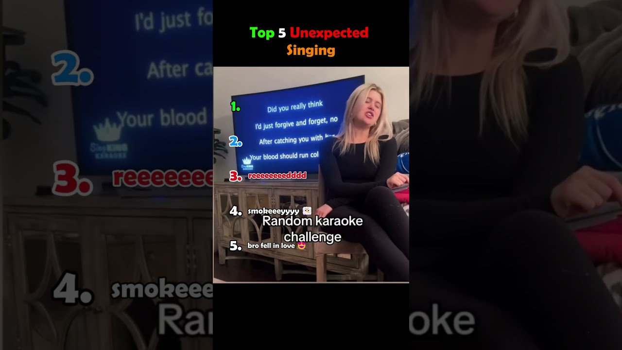 Best Unexpected Singing: Jaw-Dropping 🎤😲