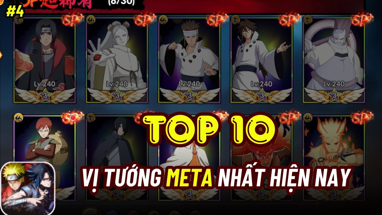 Naruto Cộng Hưởng Chakra #4 - TÔI XẾP HẠNG 10 VỊ TƯỚNG MẠNH HIỆN NAY