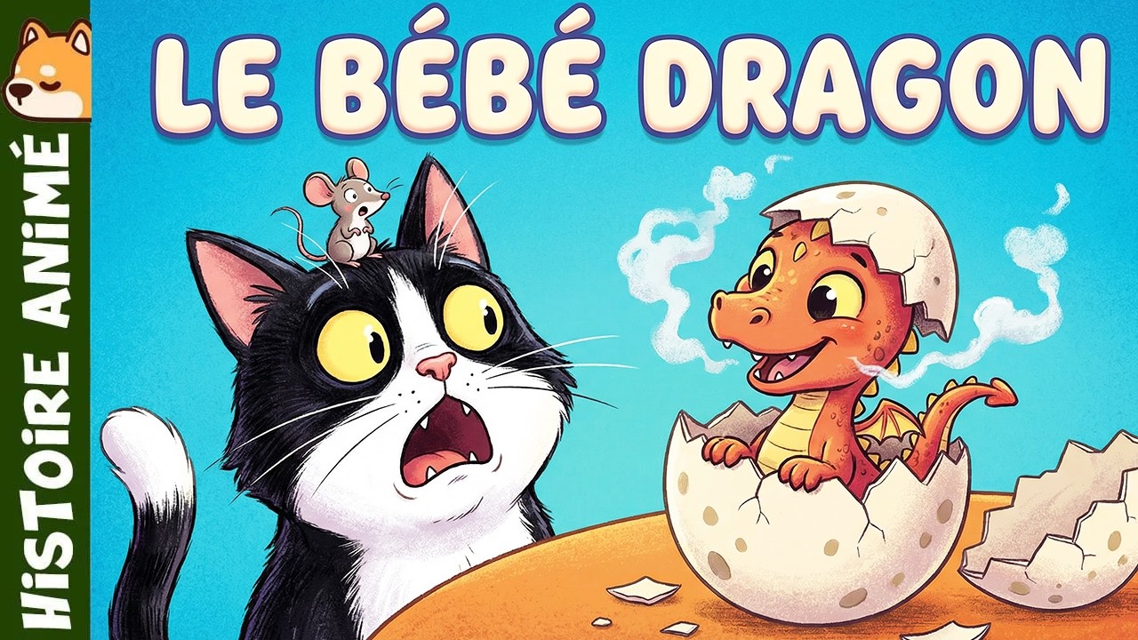 Un B&eacute;b&eacute; Dragon &agrave; la Maison 🥚 | Histoire pour s'endormir | Conte enfant sur l'amiti&eacute; et l'entraide
