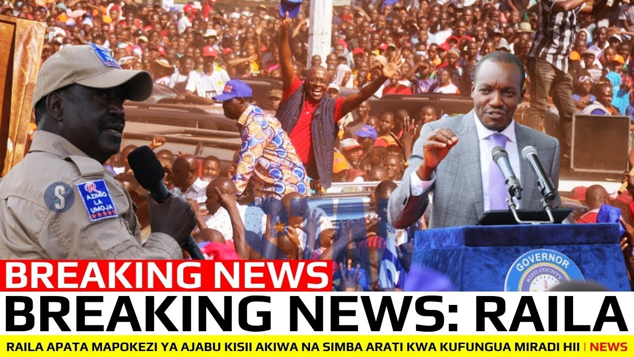 LIVE; AZIMIO TEAM STORMS KISII COUNTY!