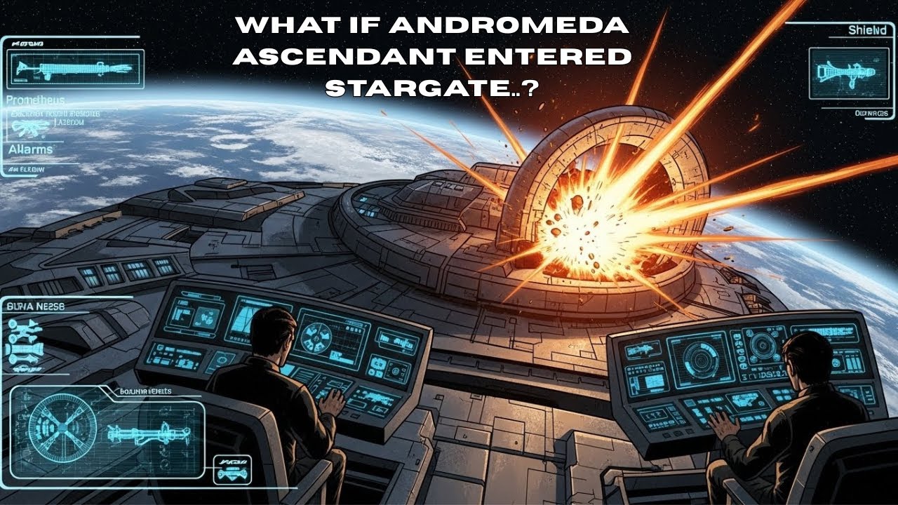 What if Andromeda Ascendant Entered Stargate?