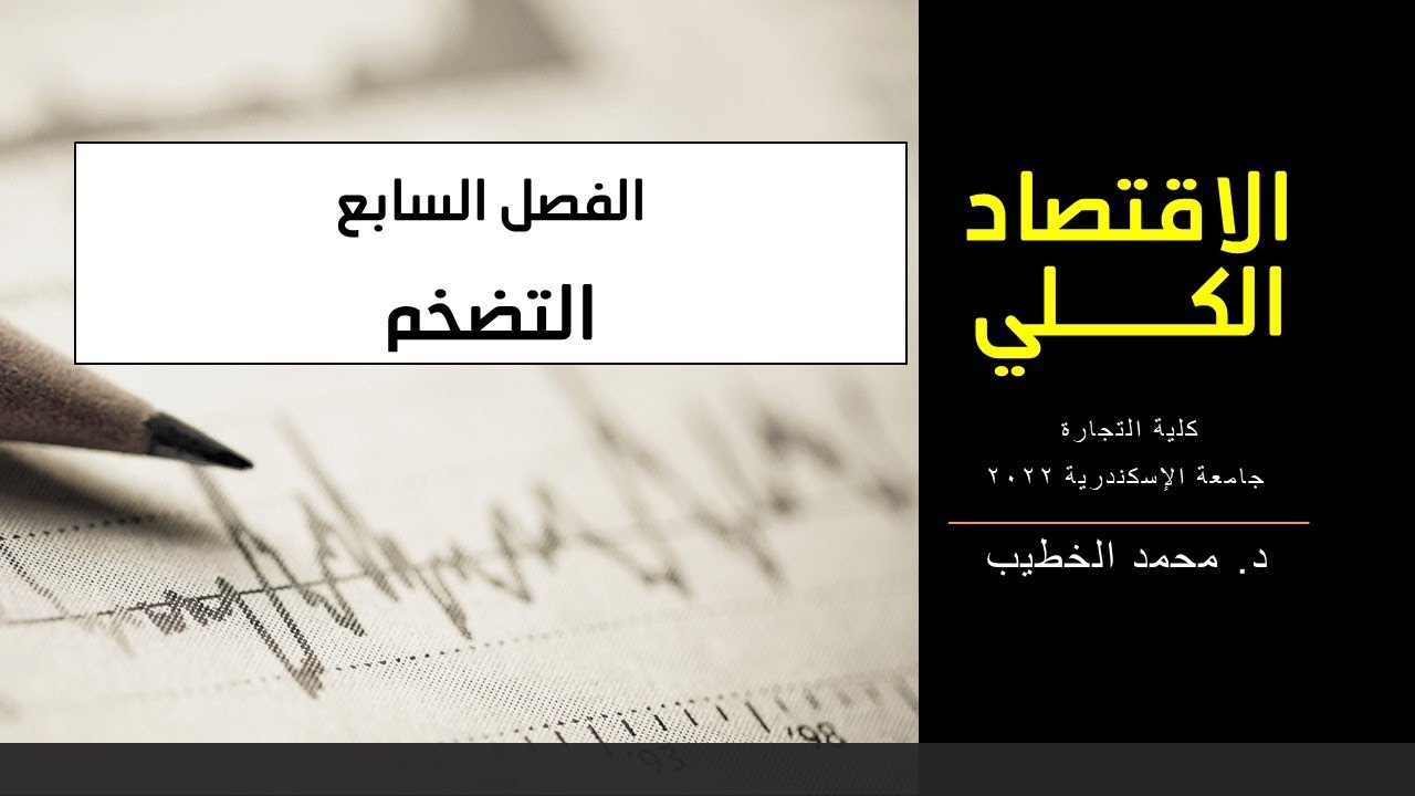 الفصل السابع-  التضخم -  الاقتصاد الكلي - كلية التجارة جامعة الاسكندرية