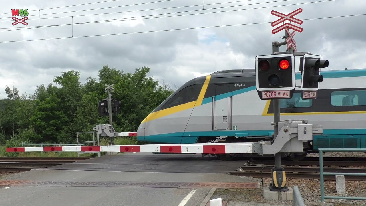 Železniční přejezd Vranov u Stříbra [P290] - 22.6.2021 / Czech railroad crossing