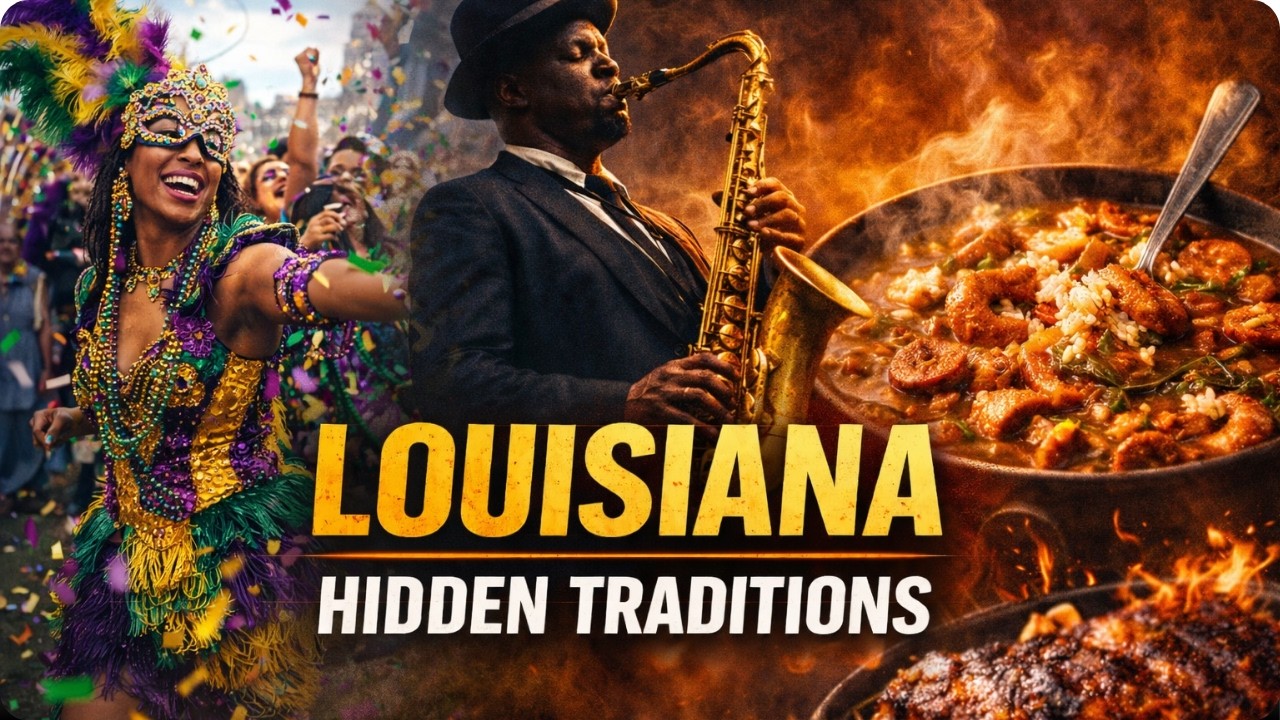 The Untold History Behind Mardi Gras & Cajun Culture 🎭 | Louisiana Explained