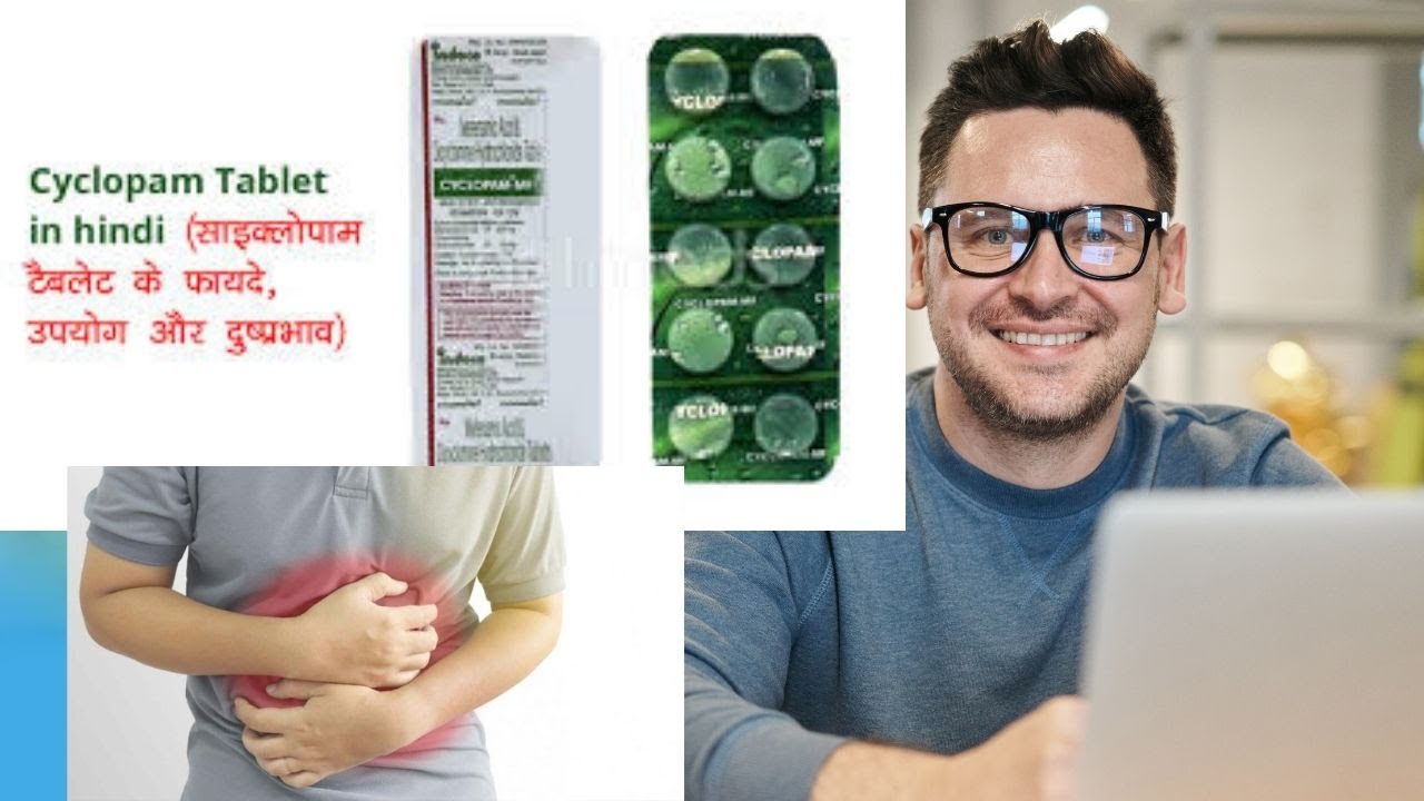 cyclopam tablet, paracetamol and dicyclomine use ,side effects,MOA, contraindications.