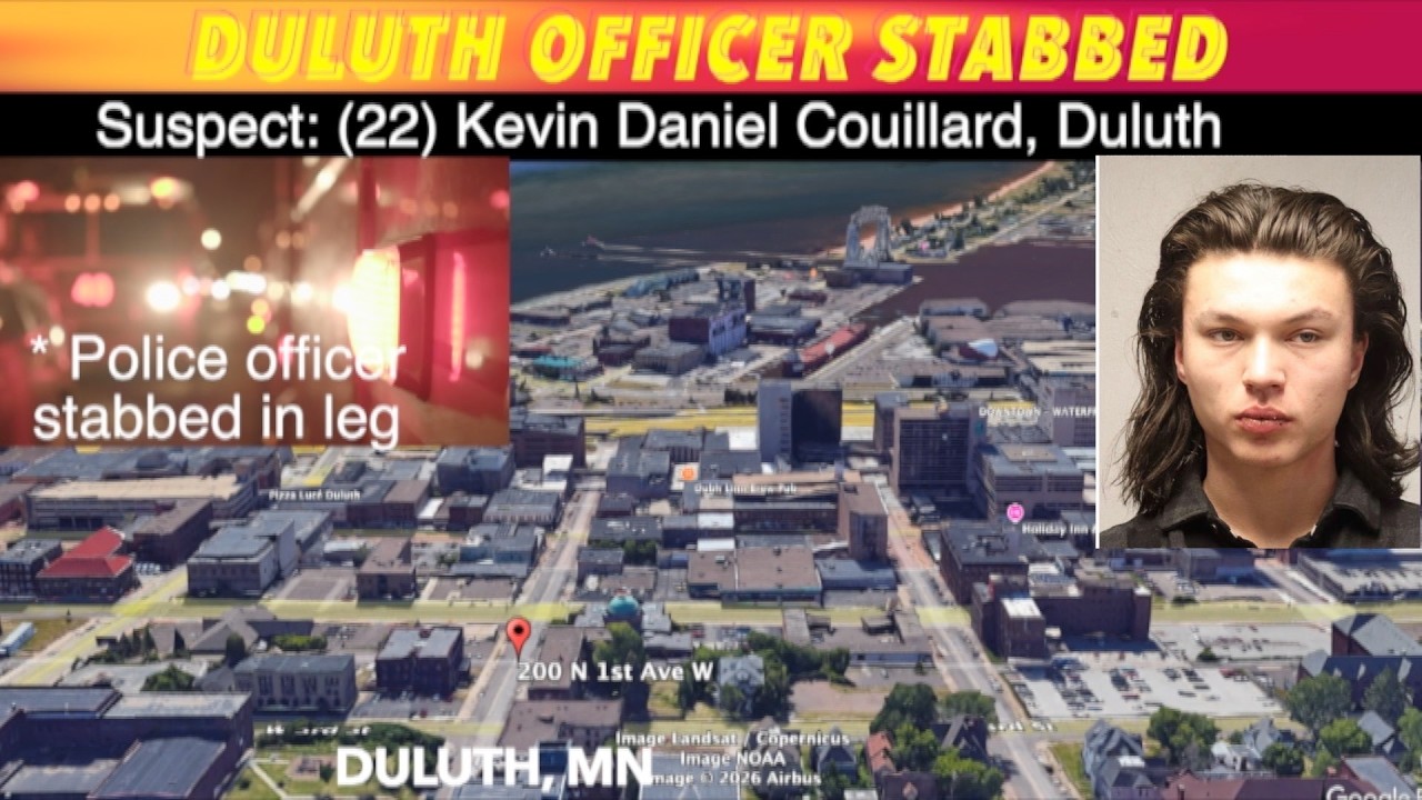 UPDATE: Duluth Police Officer Stabbed, Suspect Booking Photo