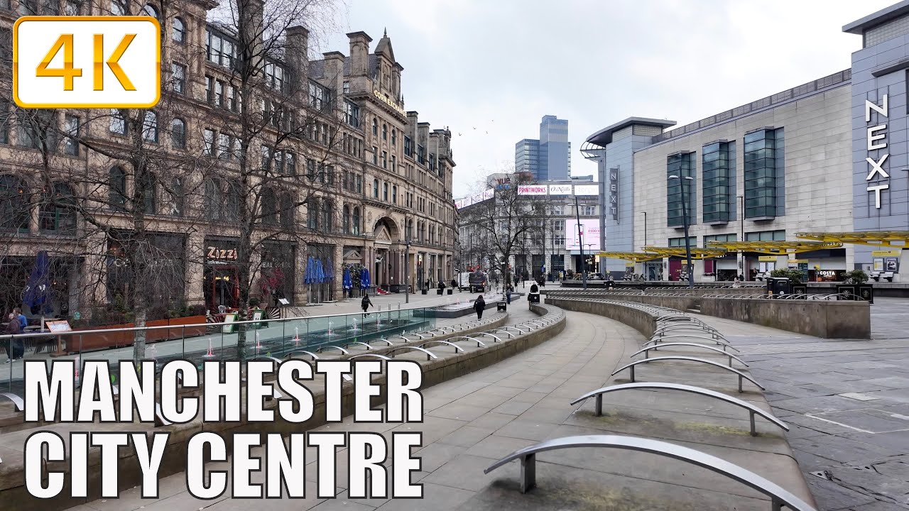 Manchester City Centre | Exchange Square to St. Peter’s Square | Walking Tour