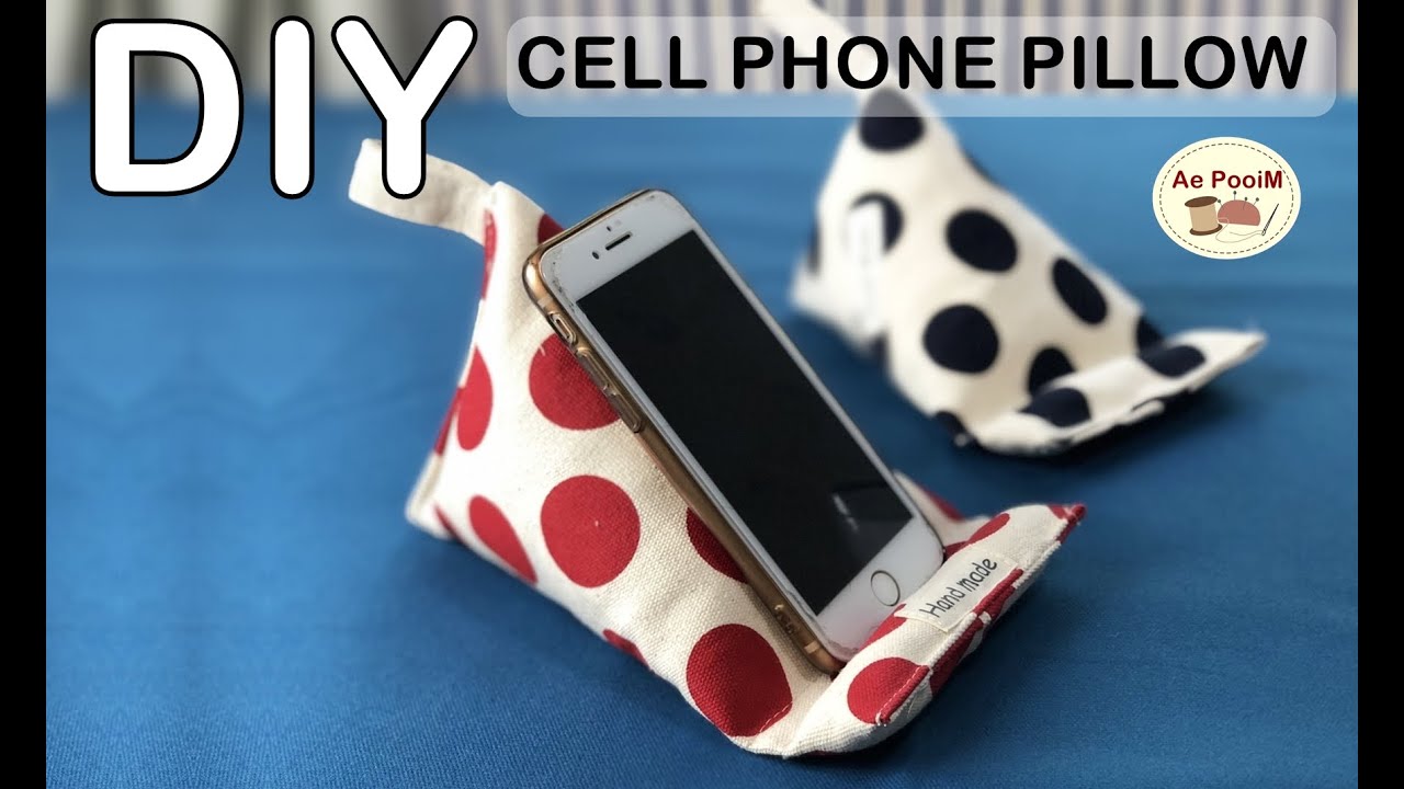 DIY CELL PHONE PILLOW STAND HOLDER | วิธีทำที่วางมือถือแบบง่ายๆ