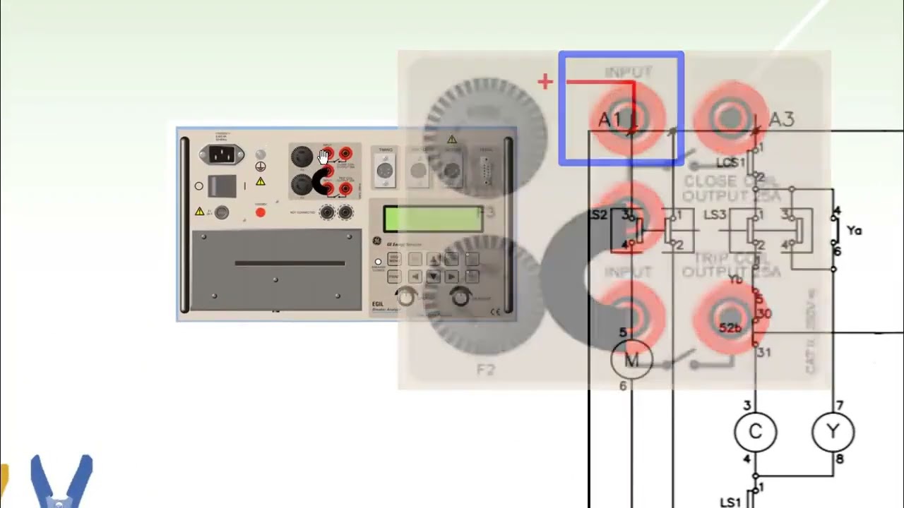 Circuit Breaker Timing Test Connection