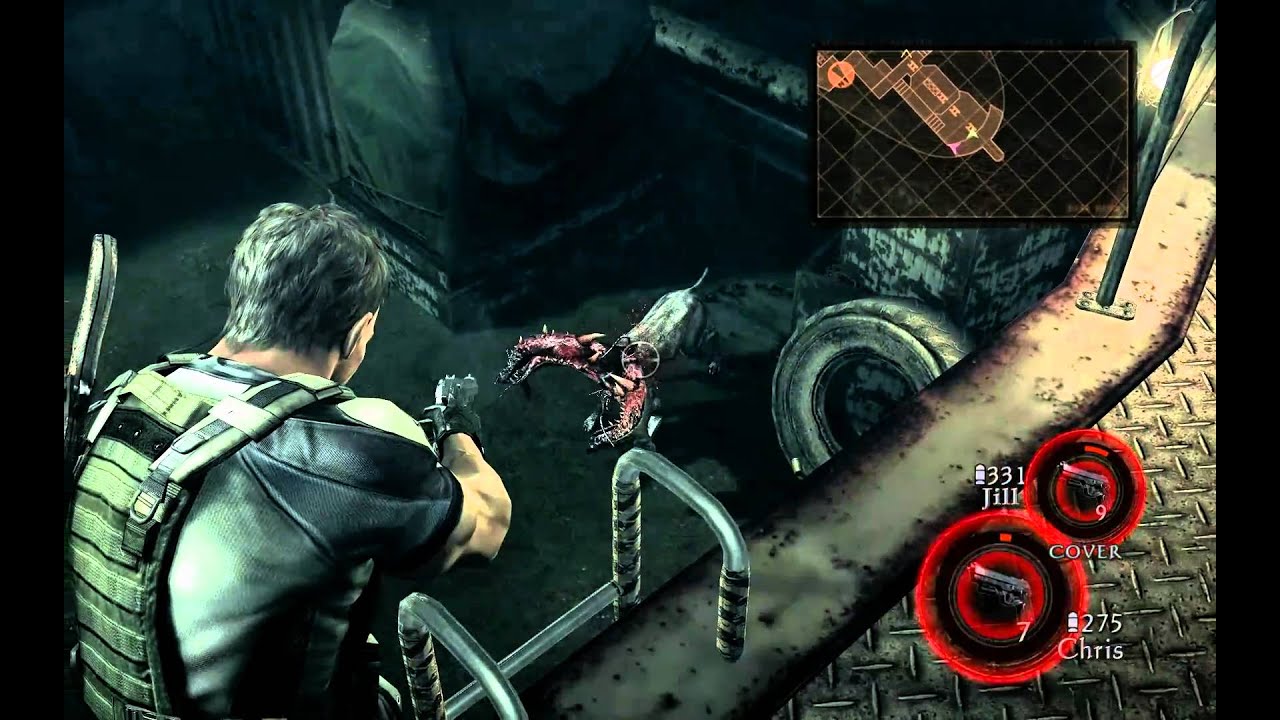 Resident Evil 5 Professional ☆ Chapter 6-1 ☆ Pistols only ( M92F/no upg), no ooAMMO - Part 1