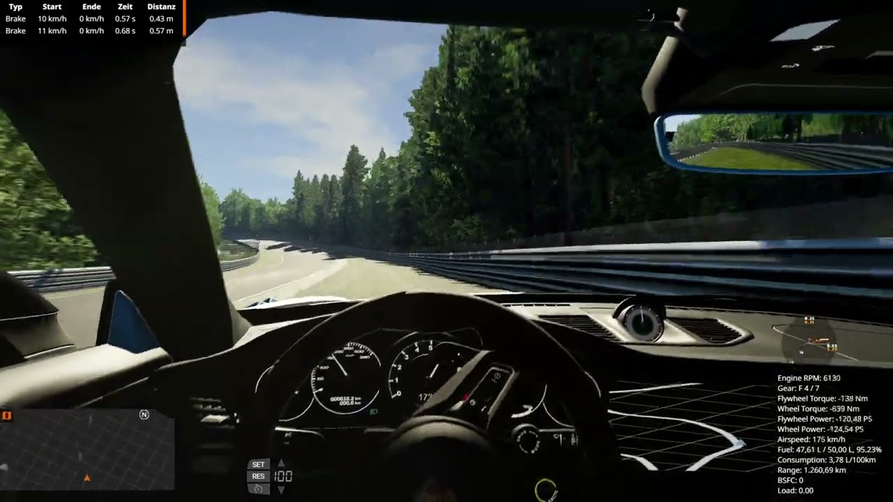 Nordschleife Touristenfahrten in a Porsche GT3 RS | BeamNG