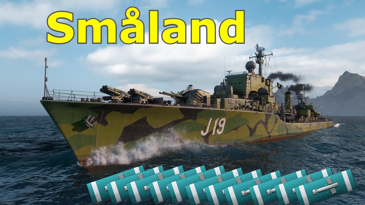 World of WarShips Sm&aring;land - 4 Kills 234K Damage