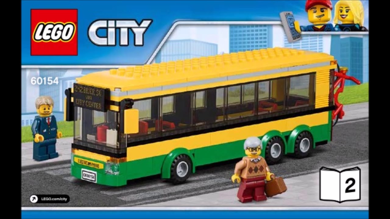 LEGO City 60154 Bus Station Instructions