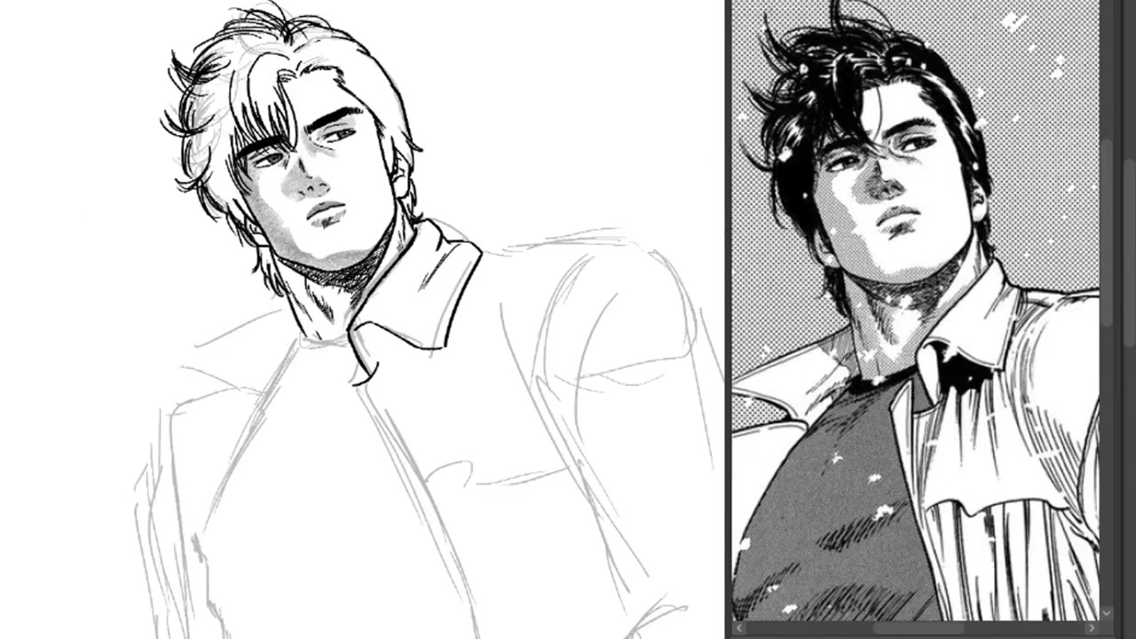 Ryo Saeba Speed Drawing